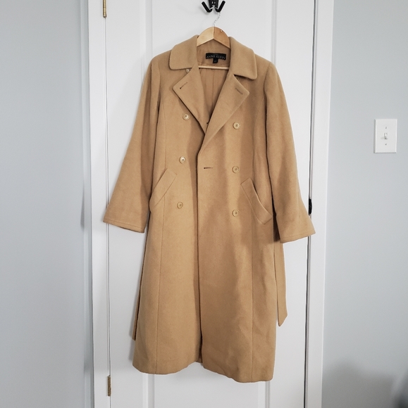 Anne Klein Jackets & Blazers - ANNE KLEIN 100% Camel Hair Belted Long Coat